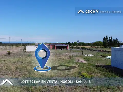 Lote en venta en Nogolí, en esquina, 791MTS2