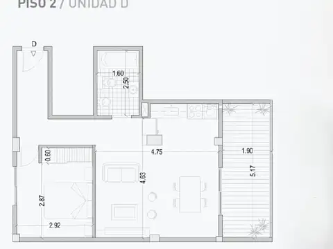 Departamentos  2 ambientes de categoría a estrenar