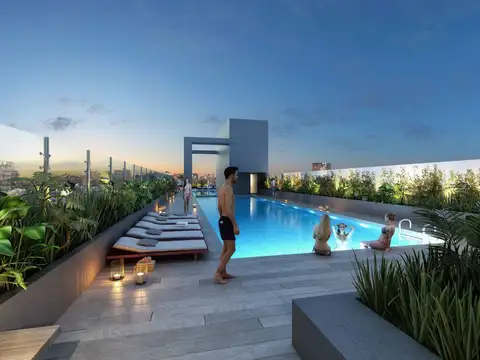 Dpto 3 amb Palacio Roccatagliata Amenities premium