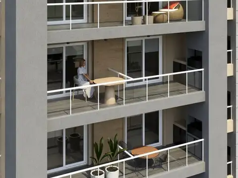 Departamento 2 ambientes con 1 baño