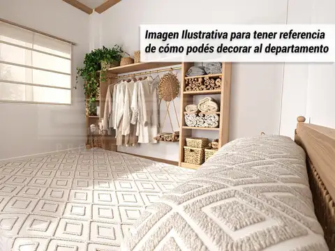 Departamento 3 ambientes con 1 baño