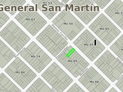 Doctor Ramón Carrillo e/ General Juan Martín de Pueyrredón y Domingo Matheu