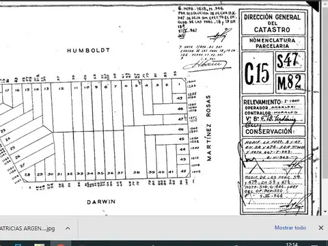Terreno en Venta en Villa crespo