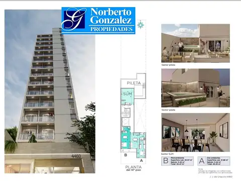 Departamento en Venta en Caseros, USD 45.000
