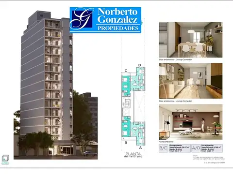 EN VENTA NUEVO EMPRENDIMIENTO EN CASEROS DEPARTAMENTOS DE 1 Y 2 AMBIENTES - FICHA 9437