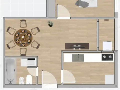 Departamento en Venta en Belgrano R, USD 82.000