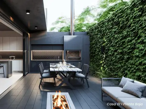 4 ambientes  tipo casa en Palermo