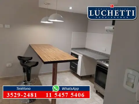 Departamento 2 ambientes con 1 baño