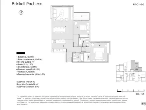 Brickell Pacheco - Jose Maria Paz al 100