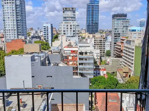 Muy buen 2 Ambientes con muchísima luz  y Vista Panorámica, en Palermo Soho