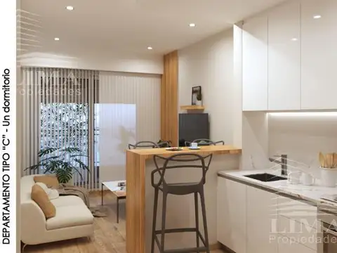Departamento en Venta de 1 dormitorio