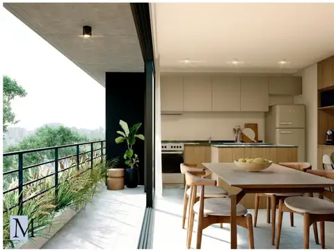 Departamento 2 ambientes con 1 baño