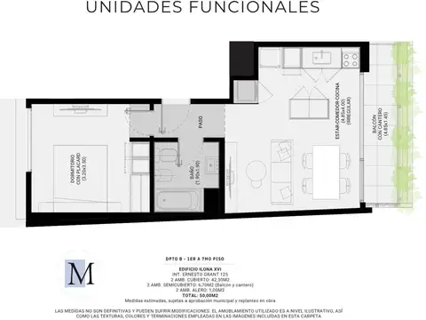 Departamento en el emprendimiento ILONA XVI