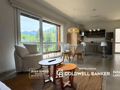 VENTA Departamento 59m2 - 2 ambientes amoblado y equipado, listo para renta Villa La Angostura