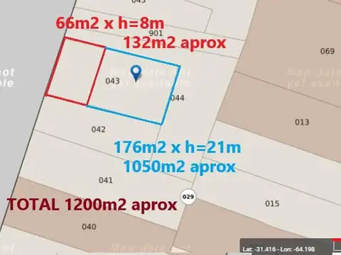 Venta Terreno para Desarrollo en Alberdi 7 pisos