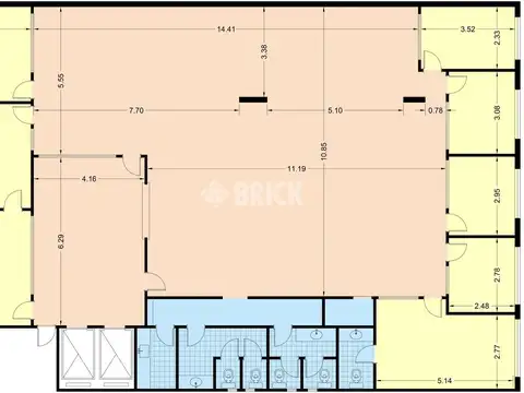 (AMOB Y EQUIP) ESPECTACULAR OFICINA PISO EN MONTEVIDEO Y CORRIENTES - 328 M2