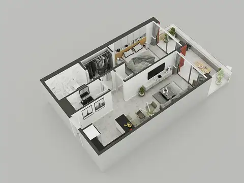 Departamento en Venta de 2 ambientes