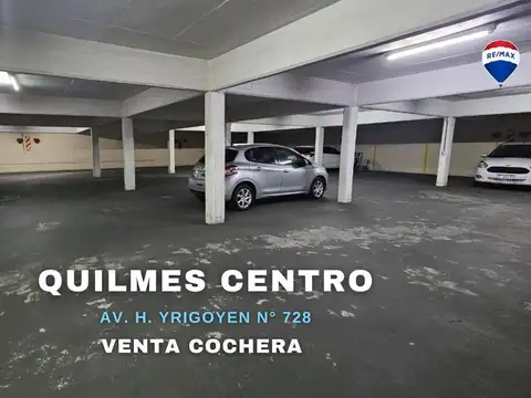 VENTA COCHERA EN QUILMES CENTRO