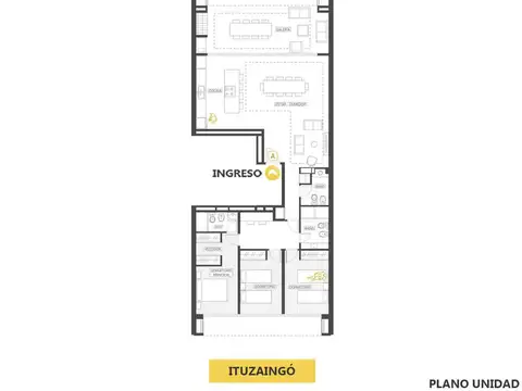 Venta departamento 3 dormitorios Abasto Rosario