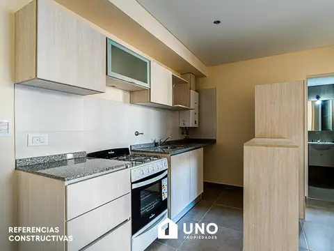 27 de Febrero y Buenos Aires - Amplio Dpto de 1 Dormitorio Externo.