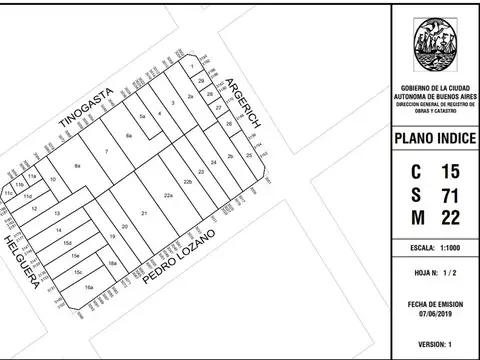 Venta Lote en Villa del Parque - USAM.