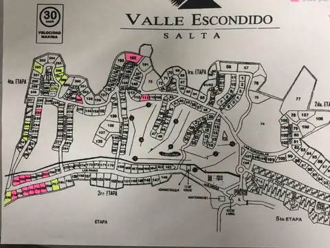 Terreno en Venta en Valle Escondido, USD 35