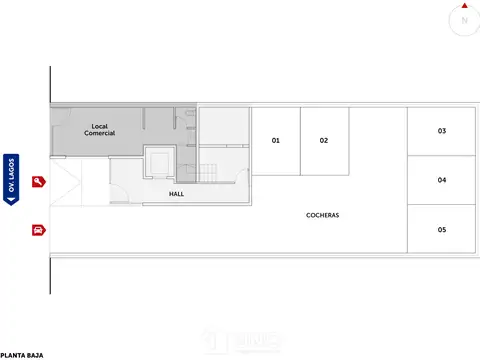 Departamento Monoambiente con 1 baño