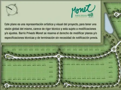 Terreno en Venta en Monet Barrio Privado, USD 37.000
