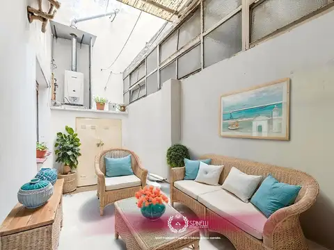 Venta departamento 3 ambientes PB de 43M²   12M² patio en Boedo bajas expensas cocina y baño nuevos