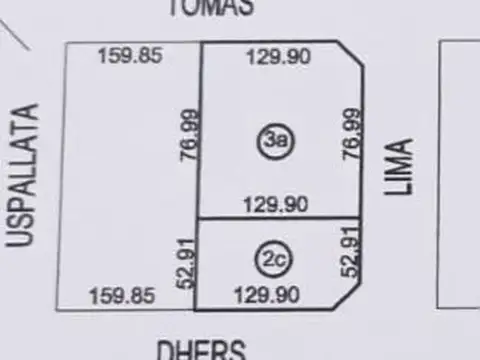 Terreno en Venta 129,90  mts Frente