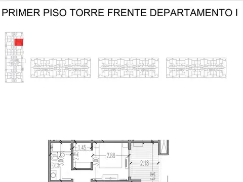 Departamento en Venta con 1 cocheras