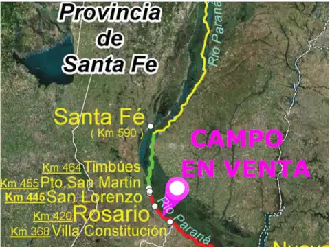 Campo en Venta de 93  ha