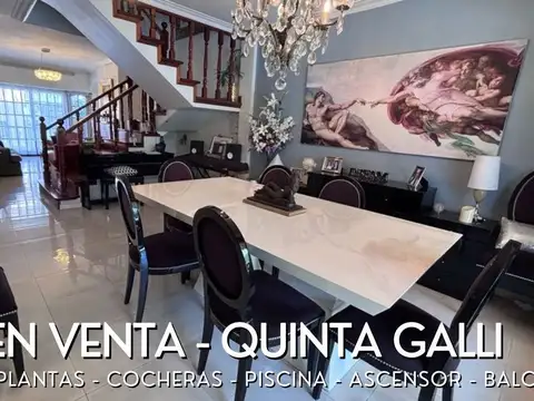 VENTA CASA CUATRO PLANTAS GARAJE PISCINA CRUCECITA