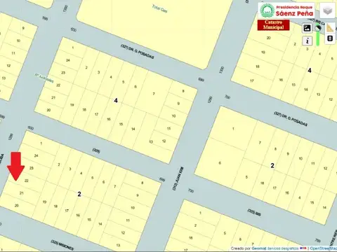 Terreno en Venta en Presidencia Roque Saenz Peña, USD 25.000