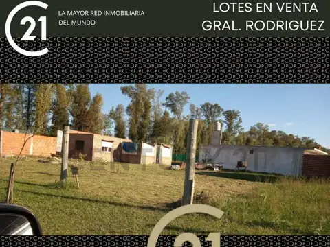 LOTES EN VENTA EN GRAL RODRIGUEZ