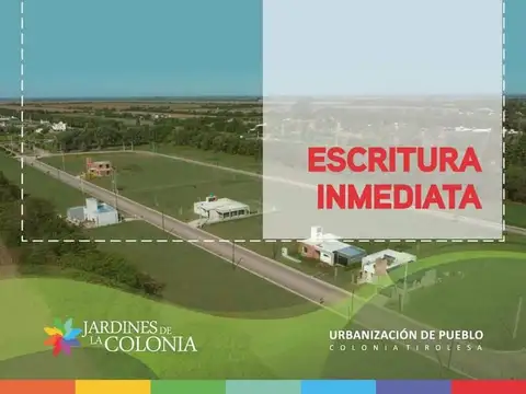 Terreno en Venta en Colonia Tirolesa, USD 24.000