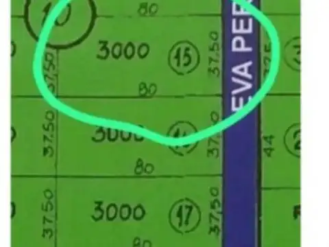 Terreno en Venta en Gomez, USD 46.000