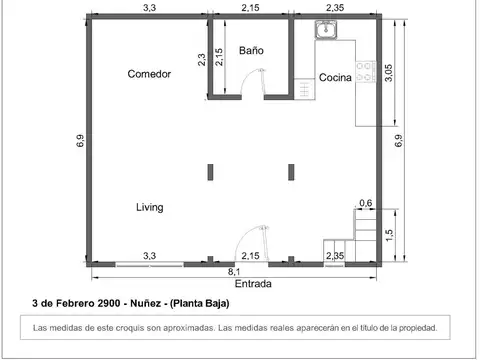Depto Tipo Casa en Venta de 1 dormitorio
