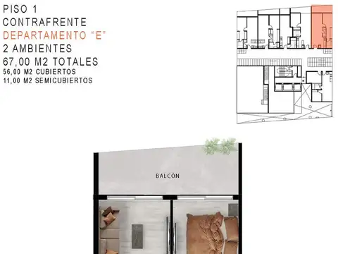Venta Departamento 2 Ambientes Full Amenities Boedo