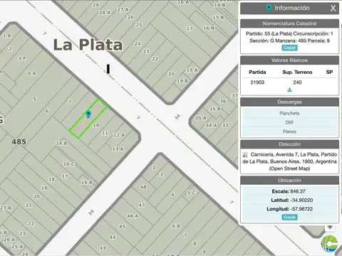 LOTE TERRENO EN VENTA LA PLATA