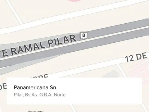 Terreno en Venta en Pilar Centro, USD 1