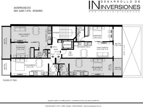 Venta departamento 1 dormitorio Rosario Centro