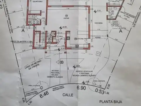 Terreno en Venta de 826,0 m2