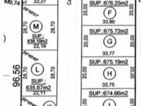 Terreno en Venta en Los Robles del Monarca, USD 67.400