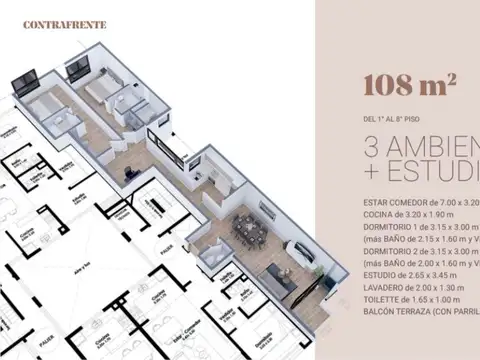 Departamento en Venta en Paseo Aldrey, USD 264.600