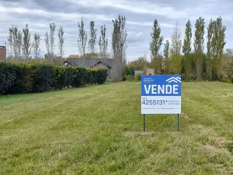 Excelente terreno Solares del Carcarañá