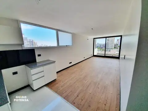 Departamento 1 ambiente divisible, cochera - Abasto