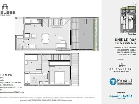 Martín Fierro 3100, Piso PB+1