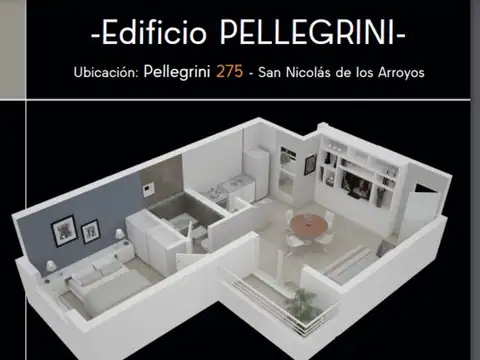 Departamento en Venta de 2 ambientes