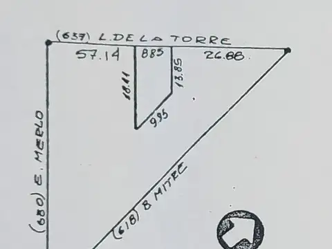 Galpon en Venta 18,41  mts Fondo